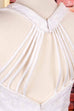 Neckholder Brautkleid weiß