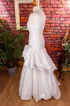 extravagantes Brautkleid weiß Mermaid