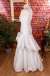 extravagantes Brautkleid weiß Mermaid