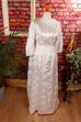 60s Jahre Brautkleid weiß Satin