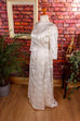 60s Jahre Brautkleid weiß Satin