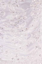 Vintage Brautkleid weiß Tüll Schleppe