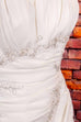 Neckholder Brautkleid mit Schleppe