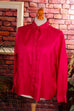 80s Bluse pink perlen Seidenlook