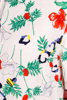 Viskose Bluse bunt Blumen