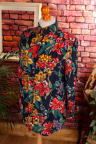 80s Bluse leuchtend bunt
