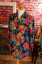 80s Bluse leuchtend bunt