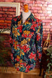 80s Bluse leuchtend bunt