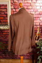 Seidenblazer braun elegant