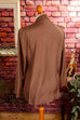 Seidenblazer braun elegant