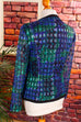 90s Blazer blau Chiffon
