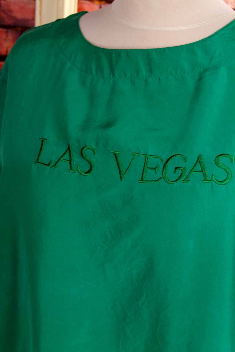 Seidentop grün Las Vegas