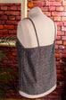 70s Disco Top silber Glitzer
