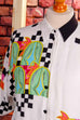 Vintage Oversize Statement Bluse