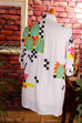 Vintage Oversize Statement Bluse