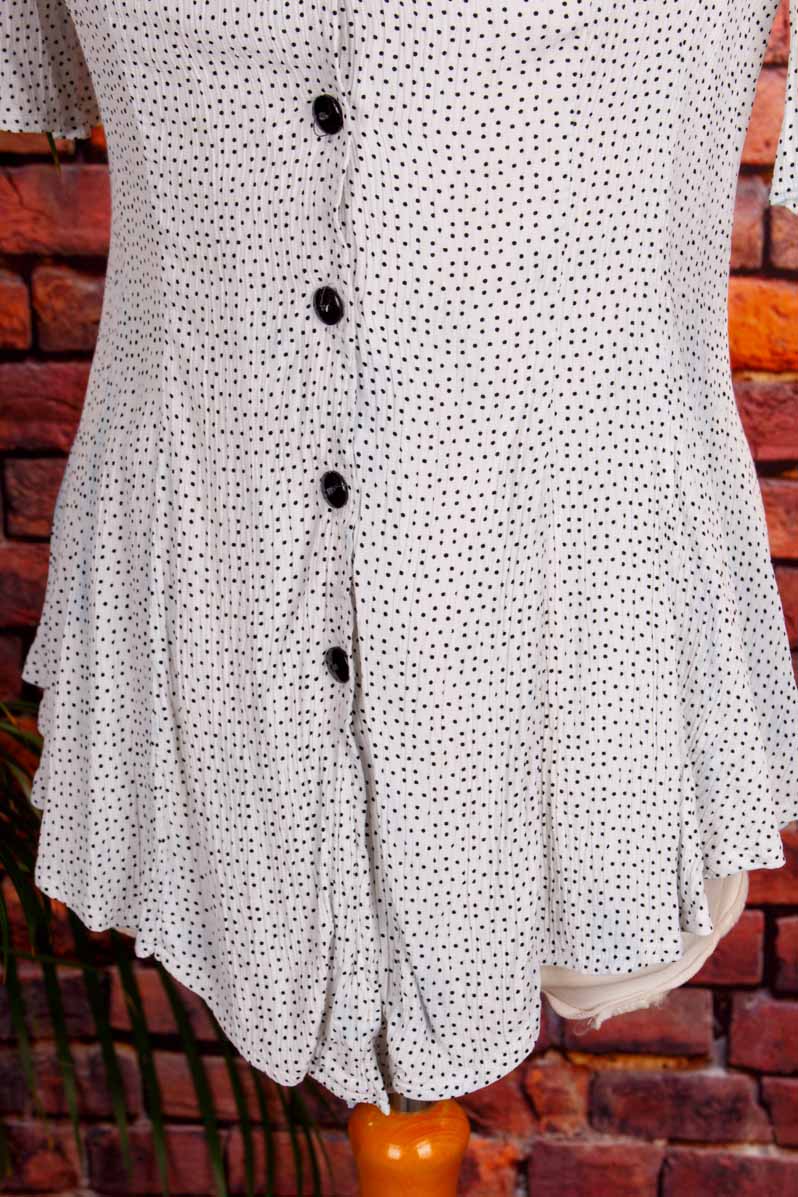 90er Bluse Schulterpolster