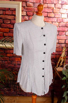 90er Bluse Schulterpolster