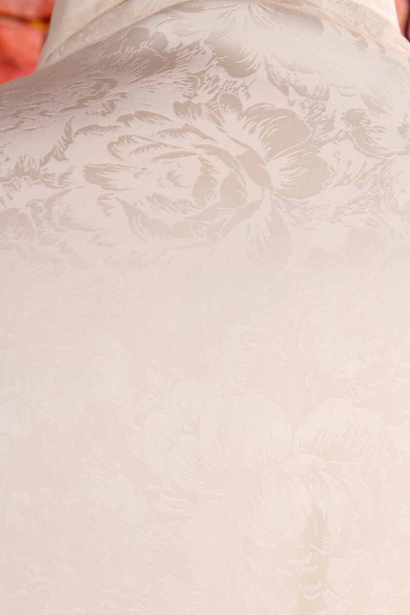 Luxus Seidenbluse cremeweiß