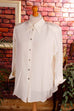 Luxus Seidenbluse creme weiß
