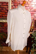 Luxus Seidenbluse creme weiß