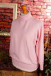 Cashmere Pulli rosa Rollkragen