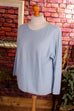 Kaschmir Pulli babyblau