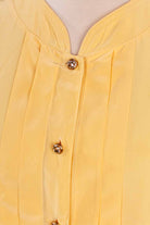 Seidenbluse goldgelb