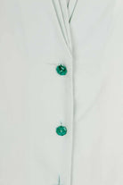 elegante Satinbluse grün