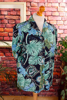 Hawaii Hemdbluse blau