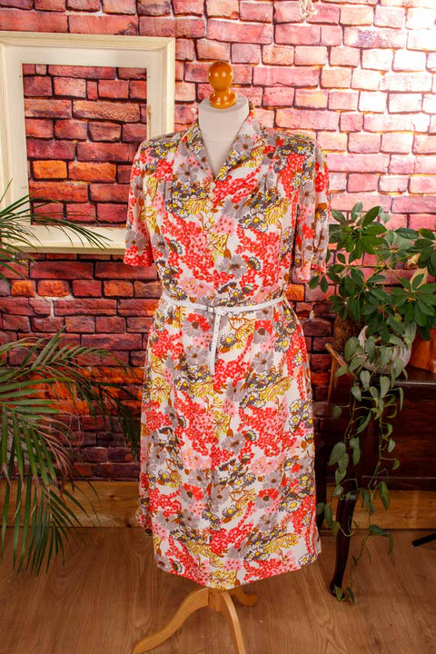 Sommerkleid bunt Blumenmuster