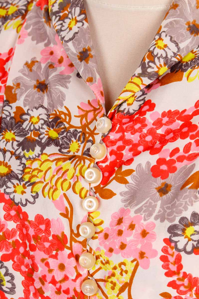 Sommerkleid bunt Blumenmuster