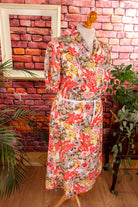 Sommerkleid bunt Blumenmuster
