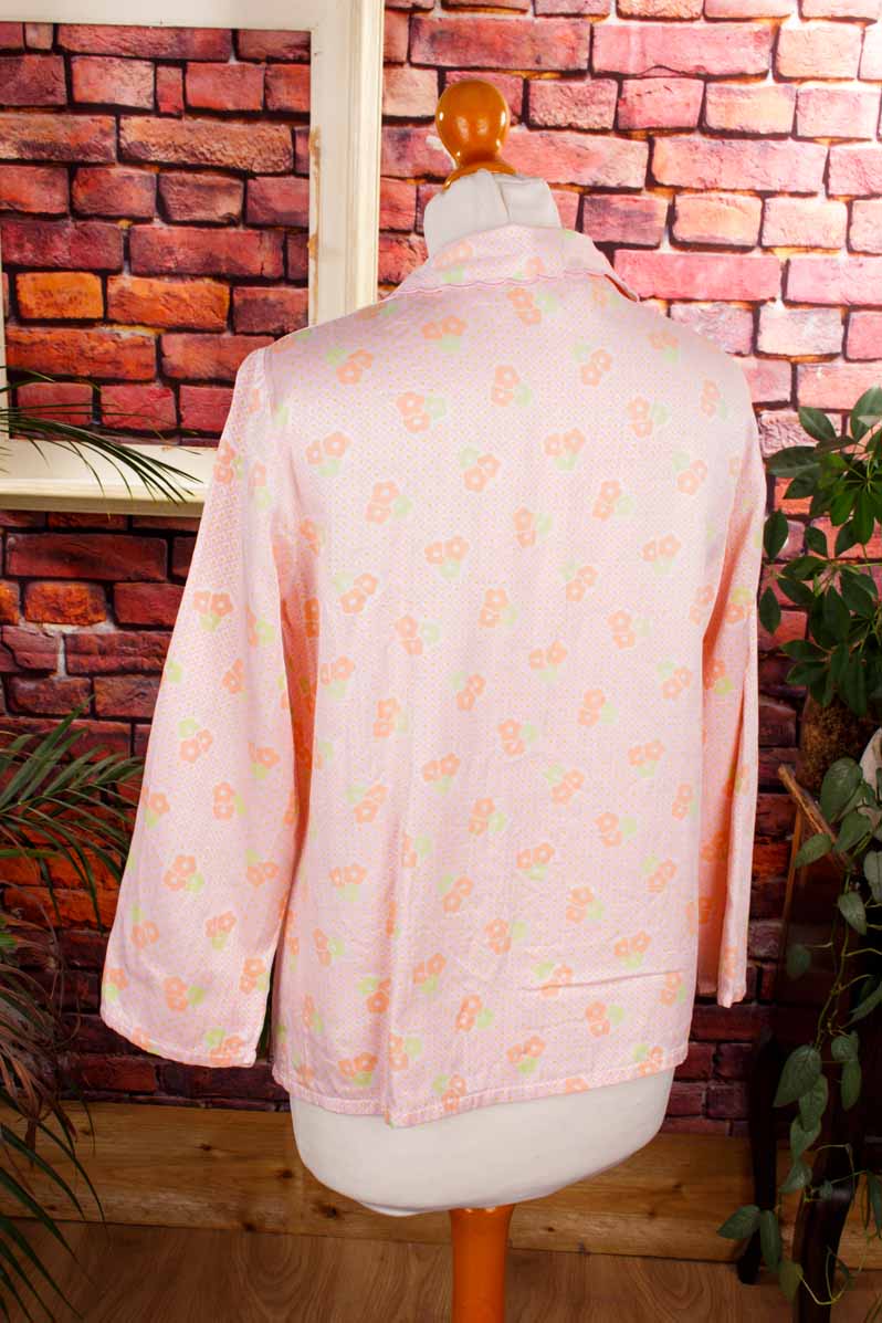 Vintage Nachthemd rosa Satin