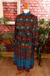 70s Boho Kostüm leuchtend bunt