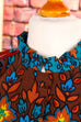 70s Boho Kostüm leuchtend bunt