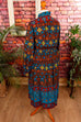70s Boho Kostüm leuchtend bunt
