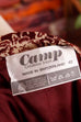 70s Boho Rock weinrot Wolle
