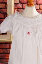 antikes Unterkleid Monogramm MH