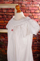 antikes Unterkleid Monogramm MH