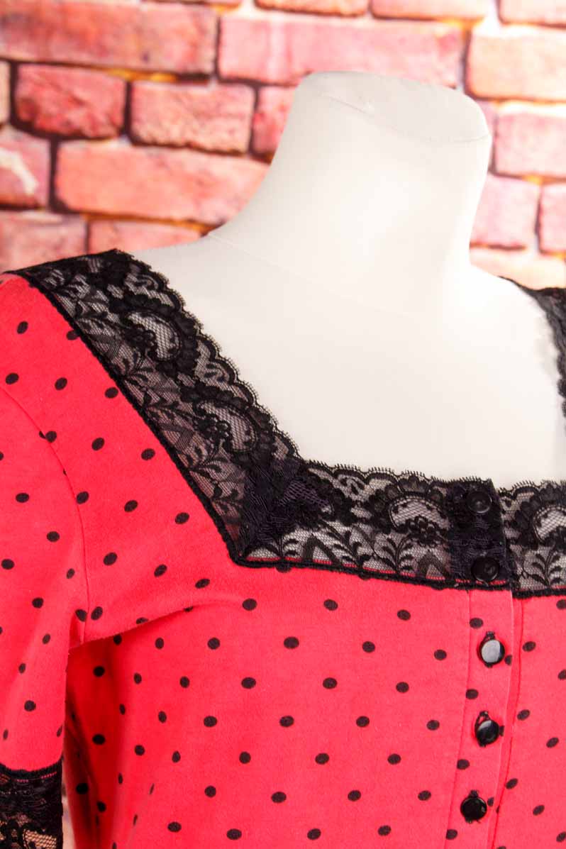 Jumpsuit Beinkleid pink Punkte