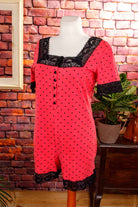 Jumpsuit Beinkleid pink Punkte