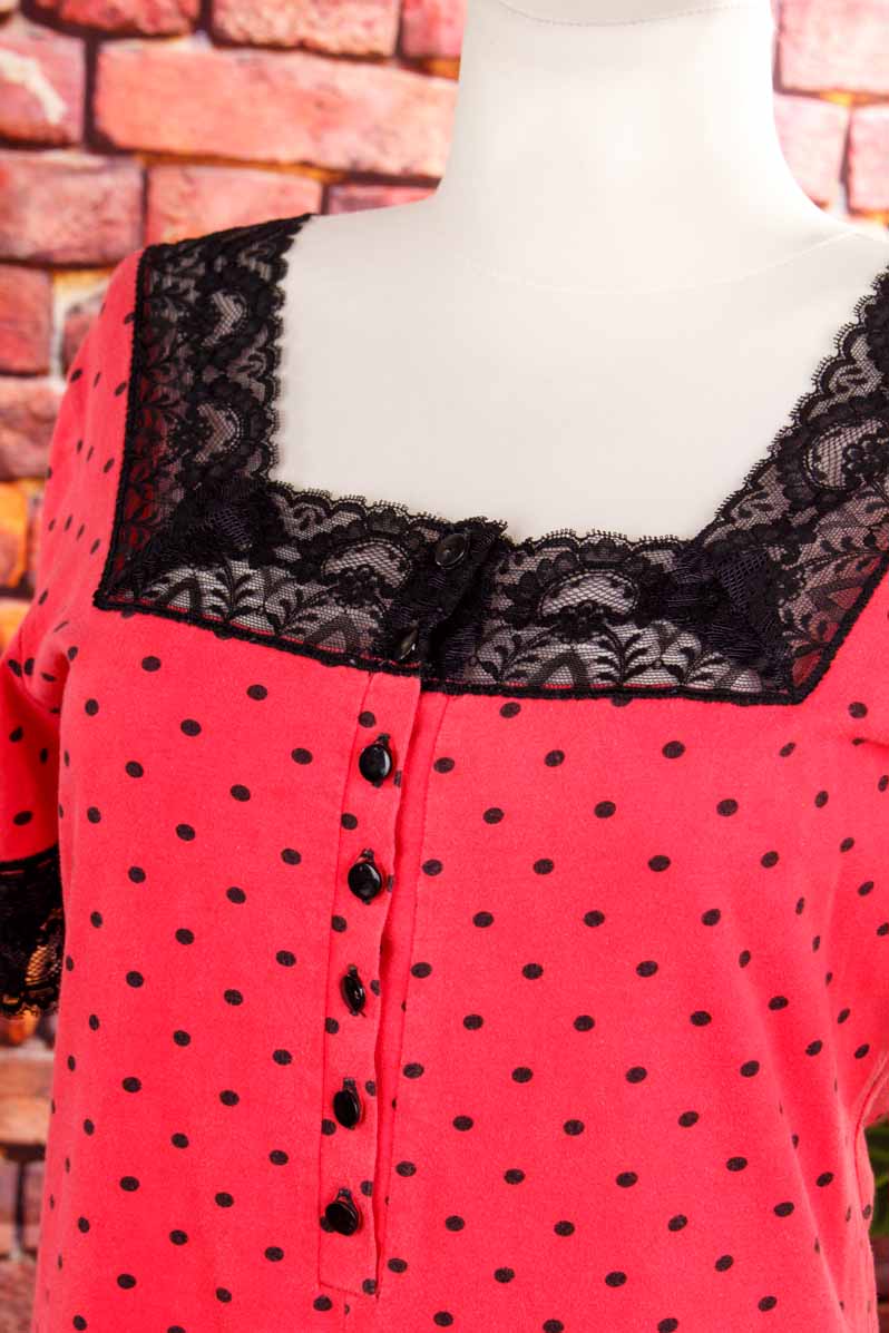 Jumpsuit Beinkleid pink Punkte