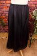 Vintage Unterrock schwarz Spitze