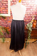 Vintage Unterrock schwarz Spitze