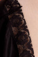 Vintage Unterrock schwarz Spitze