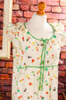 Vintage Nachtkleid Blumenmuster