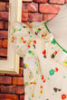 Vintage Nachtkleid Blumenmuster