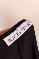 elegantes Fledermaustop schwarz Satin