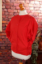 80s Blouson rot ausgefallen