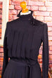 victorian Core Kleid schwarz Stehkragen